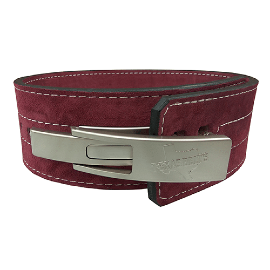 Longhorn: Lever, Suede : Powerlifting Belt